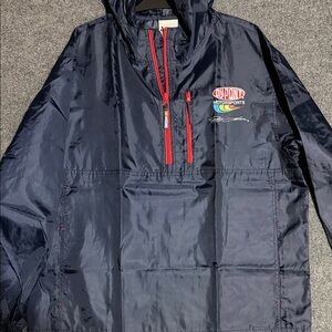 Navy Blue Dupont Motorsports Windbreaker, vintage , Jeff Gordon